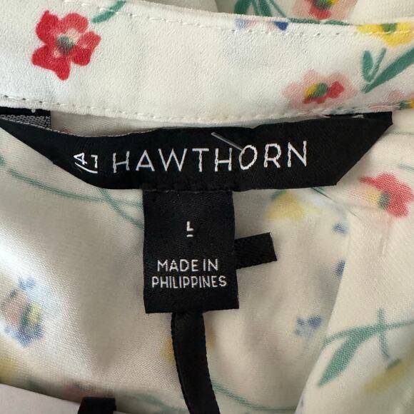 41 Hawthorn Eliee Sleeveless Lace Floral Blouse Multicolor NWT Size Large - Picture 6 of 7